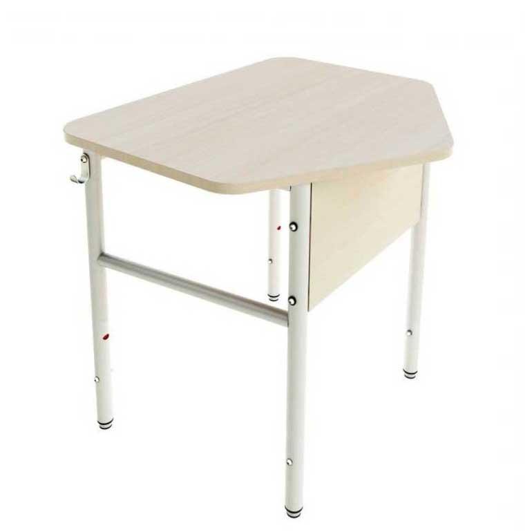 Стіл учнівський 1-місний без полиці, регулюється на ростові групи №4-7 KOMODO